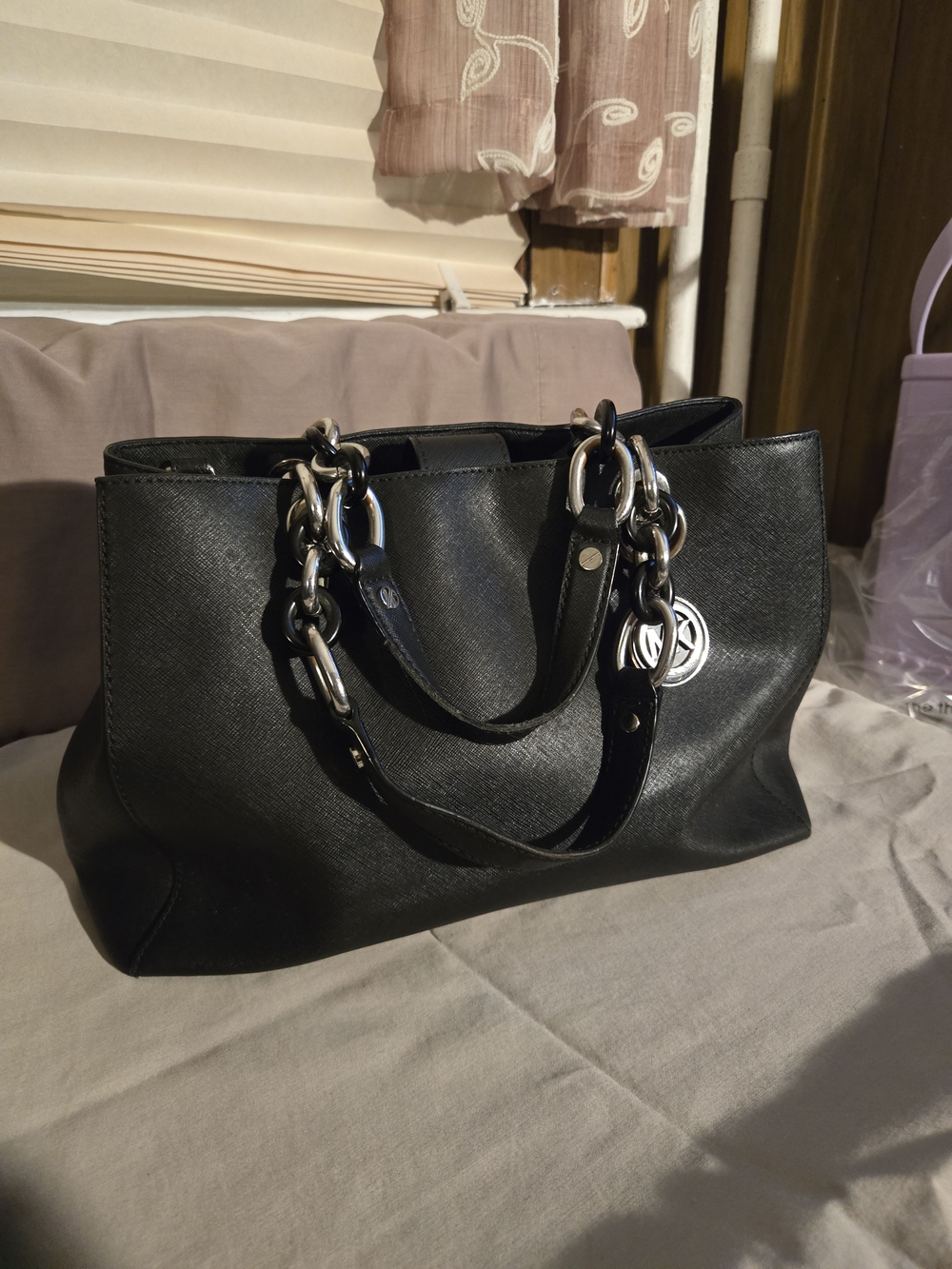 MK Michael Kors Satchel Bag Black